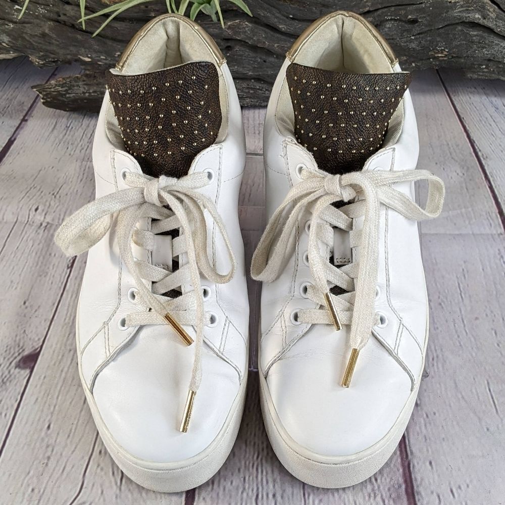 Michael Kors Mindy Low Top Lace Up Sneakers - Picture 2 of 10